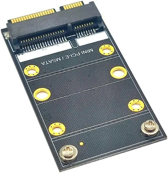 Alt view image 3 of 7 - Weastlinks Mini PCIE/mSATA Adapter Solid State Drive Converter Riser Expansion Card Test Board for mSATA SSD Mini PCI Express Wifi Card
