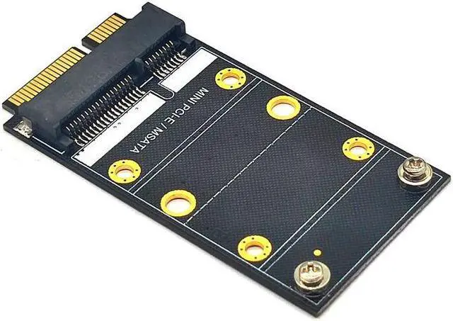 Alt view image 2 of 7 - Weastlinks Mini PCIE/mSATA Adapter Solid State Drive Converter Riser Expansion Card Test Board for mSATA SSD Mini PCI Express Wifi Card