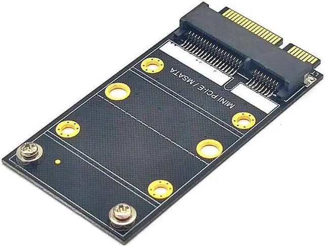 Alt view image 5 of 7 - Weastlinks Mini PCIE/mSATA Adapter Solid State Drive Converter Riser Expansion Card Test Board for mSATA SSD Mini PCI Express Wifi Card