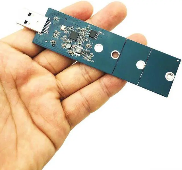 Alt view image 7 of 7 - Weastlinks M2 SSD Adapter M.2 USB Adapter M2 to USB3.0 6Gb Riser Converter for 2230 2242 2260 2280 B+M Key NGFF M.2 SATA SSD