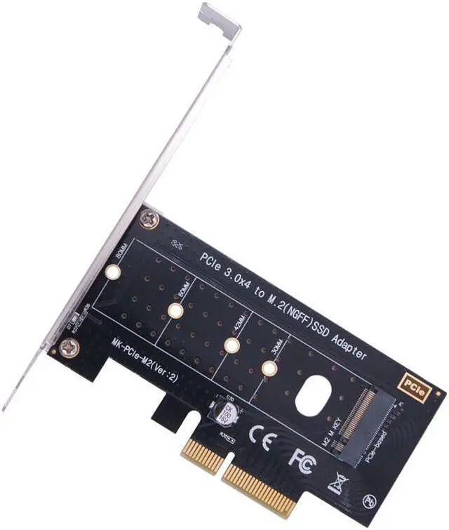Alt view image 5 of 6 - Weastlinks M.2 NVMe SSD NGFF to PCIE X4 Converter Card M Key Riser Multiplier PCI-e PCI Express 3.0 4X to 2230-2280 M.2 SSD M2 PCIE Adapter