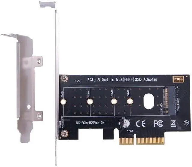 Alt view image 2 of 6 - Weastlinks M.2 NVMe SSD NGFF to PCIE X4 Converter Card M Key Riser Multiplier PCI-e PCI Express 3.0 4X to 2230-2280 M.2 SSD M2 PCIE Adapter
