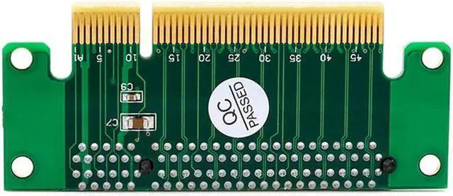 Alt view image 6 of 6 - Weastlinks PCI-E PCI Express 8X 90 Degree Adapter Riser Card For 1U Computer Case Chassis PC Converter Expansion Card Components