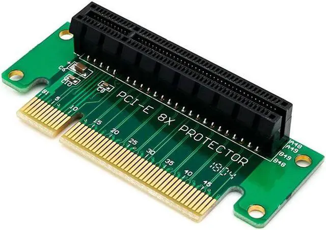 Alt view image 4 of 6 - Weastlinks PCI-E PCI Express 8X 90 Degree Adapter Riser Card For 1U Computer Case Chassis PC Converter Expansion Card Components