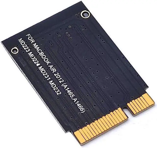 Alt view image 3 of 6 - Weastlinks For Macbook SSD Adapter M2 NGFF SSD to 17+7Pin Convert Card Riser for MacBook Air 2012 A1466 A1465 MD223 MD224 MD231 MD232