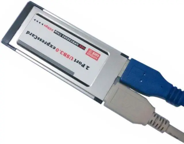 Alt view image 6 of 7 - Weastlinks PCI Express to USB 3.0 Dual 2 Ports PCI-E Card Adapter for NEC Chipset 34MM Slot ExpressCard Converter 5 Gbps PCMCIA ExpressCard