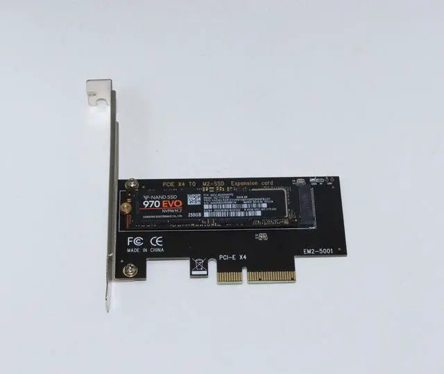 Alt view image 7 of 7 - Weastlinks FULL Speed M.2 NVMe SSD NGFF TO PCIE X4 Adapter M Key interface Card Support PCI Express 3.0 x4 2230 2242 2260 2280 Size m.2 SSD