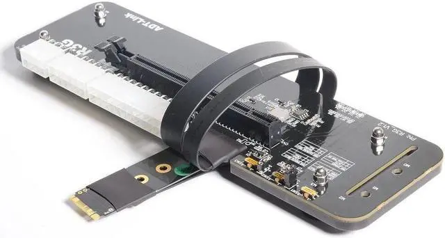 Alt view image 7 of 7 - Weastlinks M.2 NVMe to PCIe x16 connector PCIe x16 to M.2 NVMe eGPU Adapter R43SG 4.0 eGPU for NUC / ITX /Notebook PC