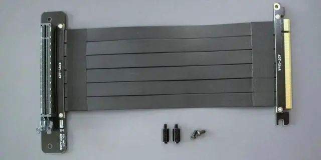 Alt view image 6 of 7 - Weastlinks PCI express 3.0 x16 Extension Graphics Video Cards Vertical Cable For RS200 Riser GAMING GT501 GX601