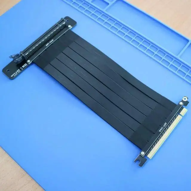 Alt view image 7 of 7 - Weastlinks PCI express 3.0 x16 Extension Graphics Video Cards Vertical Cable For RS200 Riser GAMING GT501 GX601