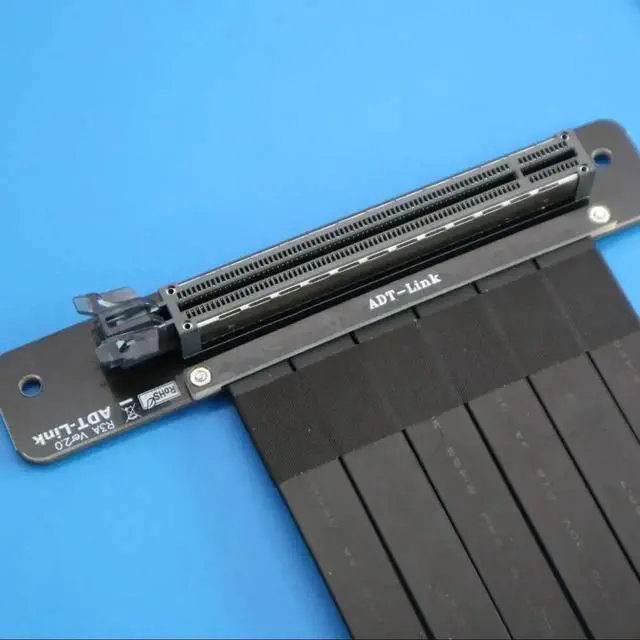 Alt view image 4 of 7 - Weastlinks PCI express 3.0 x16 Extension Graphics Video Cards Vertical Cable For RS200 Riser GAMING GT501 GX601