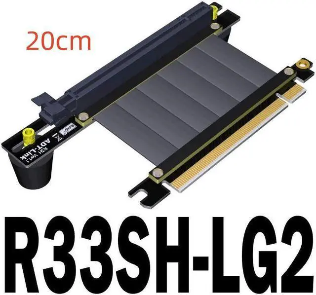 Main image of Weastlinks GPU PCIe3.0x16 Riser Cable Bracket External High Speed PCI-E Slot 90 Degree Reverse PCI Express Vertically