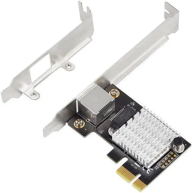 Alt view image 5 of 7 - Weastlinks PCI Express 2.5Gb Network Card 100/1000M/2500M RJ45 Network Adapter PCIe 2.5G Gigabit Etherent Network Card for I225 Chips