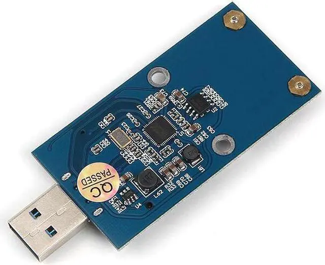 Alt view image 3 of 7 - Weastlinks MSATA to USB 5Gbps USB 3.0 to mSATA SSD Enclosure USB3.0 to mSATA Case Hard Disk Adapter M2 SSD External HDD Mobile Box HDD Case