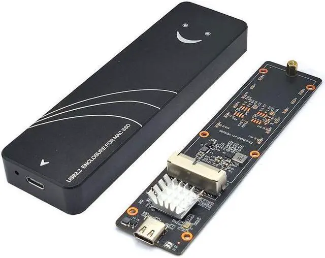 Alt view image 2 of 7 - Weastlinks Macbook SSD Enclosure NVME M2 SSD Case Adapter For Macbook Air Pro Retina 2013 2014 2015 2016 2017 USB 3.2 to MAC M.2 Box