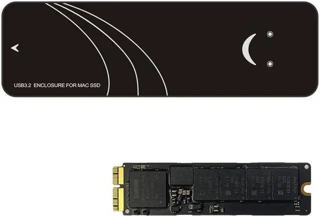 Alt view image 6 of 7 - Weastlinks Macbook SSD Enclosure NVME M2 SSD Case Adapter For Macbook Air Pro Retina 2013 2014 2015 2016 2017 USB 3.2 to MAC M.2 Box