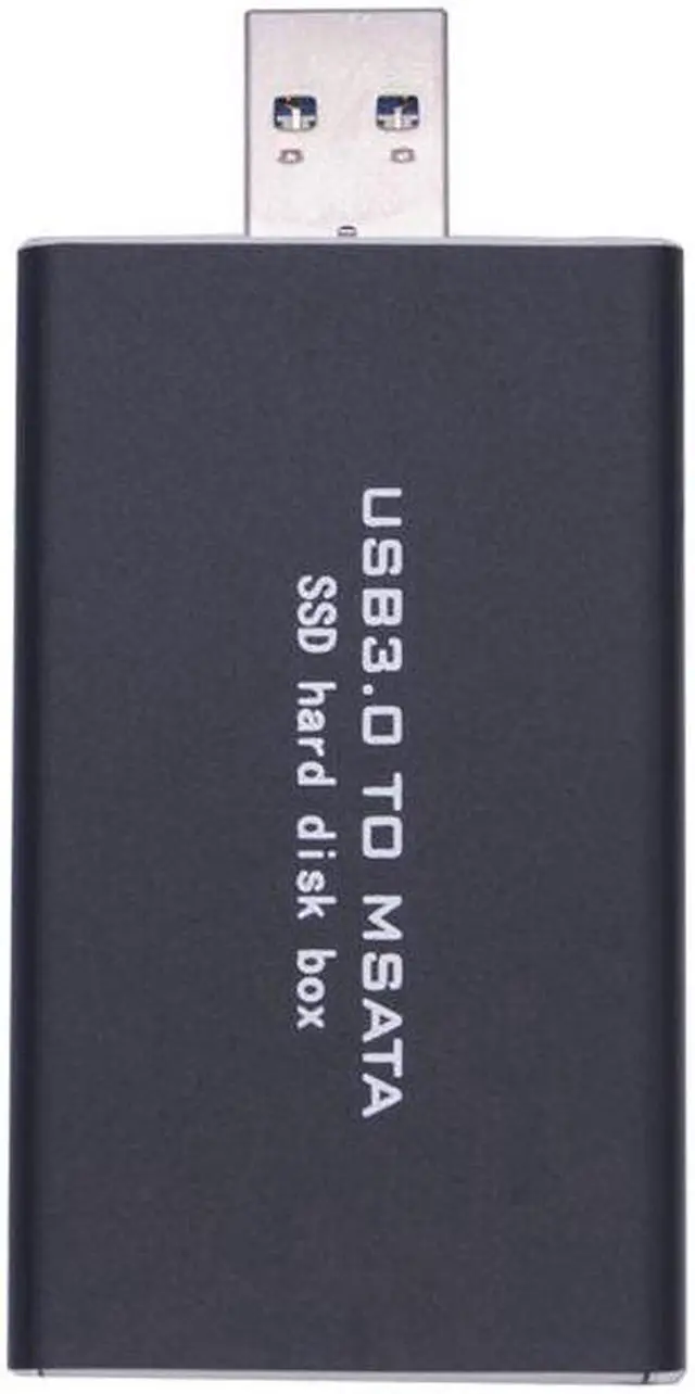 Alt view image 3 of 6 - Weastlinks mSATA to USB 3.0 Hard Drive Enclosure Aluminum Alloy mSATA Case Adapter