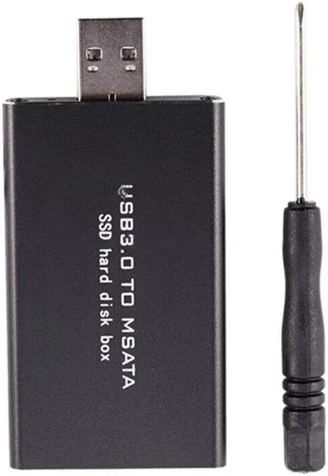 Alt view image 2 of 6 - Weastlinks mSATA to USB 3.0 Hard Drive Enclosure Aluminum Alloy mSATA Case Adapter