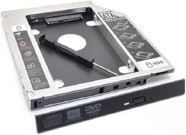 Main image of Weastlinks 2nd HDD Caddy Bracket 12.7mm SATA 3 DVD Bay Adapter for 2.5'' 7/9/9.5/12.5mm SSD