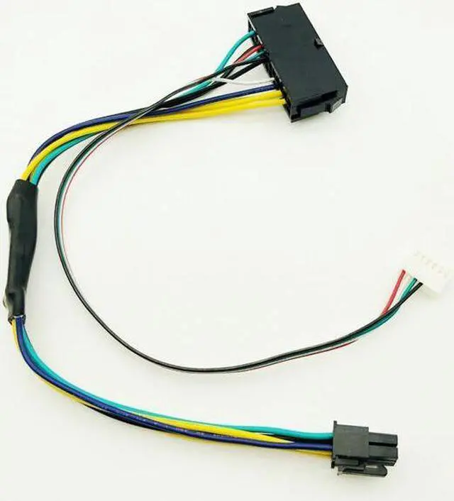 Alt view image 5 of 7 - Weastlinks ATX 24pin to Motherboard 2-ports 6pin Adapter PSU Power Supply Cable Cord for Z220 Z230 SFF Mainboard Server 30cm