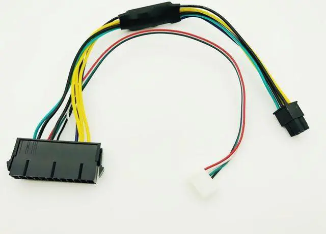 Alt view image 6 of 7 - Weastlinks ATX 24pin to Motherboard 2-ports 6pin Adapter PSU Power Supply Cable Cord for Z220 Z230 SFF Mainboard Server 30cm