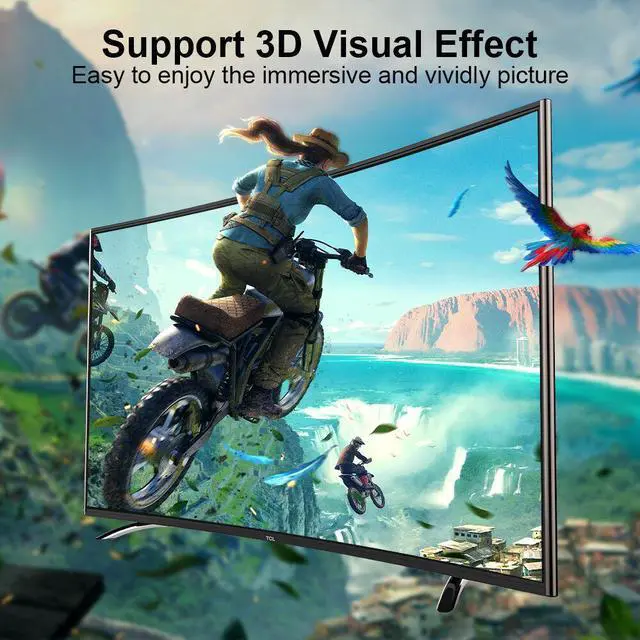 Alt view image 6 of 7 - Weastlinks DisplayPort Cable DP 1.4 to DP Cable 8K 4K 144Hz 165Hz Display Port Adapter For Video PC Laptop TV DP 1.2 8K Display Port Cable