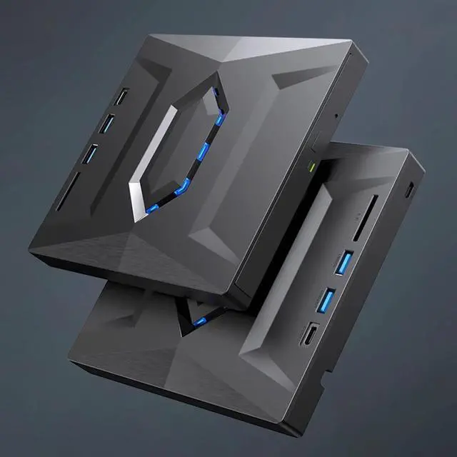 Alt view image 2 of 7 - Weastlinks 5 in 1 USB 3.0 Type C External CD DVD RW VCD Optical Drive with SD/TF Ports DVD Burner CD Writer Super Drive For Laptop Notebook