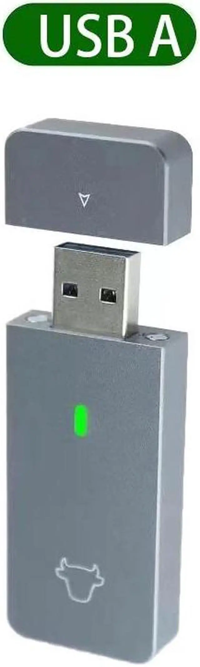 Main image of Weastlinks M.2 NVMe 2230 SSD Enclosure Case USB A USB C Adapter 10Gbps USB3.2 Gen2 Portable Box for M2 2230 NVMe Grey