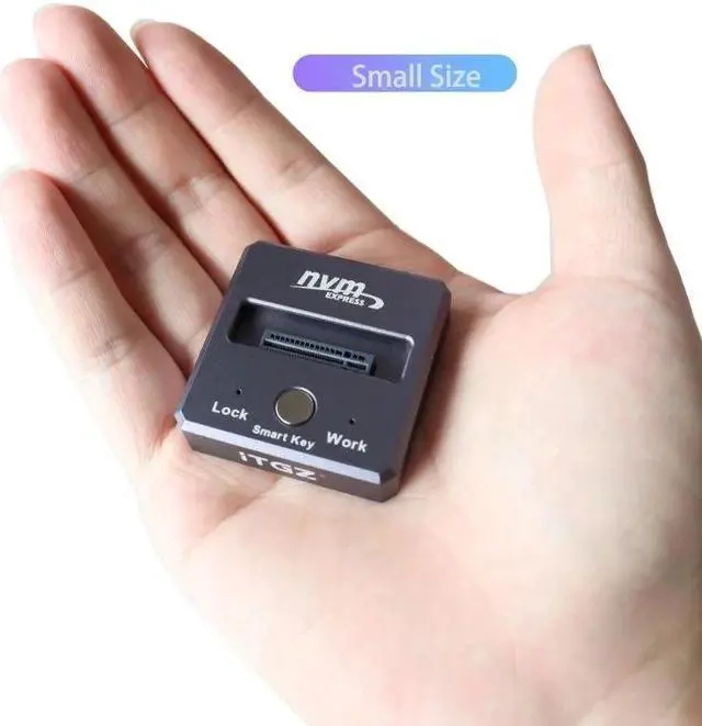 Alt view image 7 of 7 - Weastlinks M2 SATA NVMe to USB 3.1 10Gbps Direct Plug in SSD Adapter M.2 Case JMS583/9210B Chip for 2230 2242 2280 2210 M2 SSD Enclosure