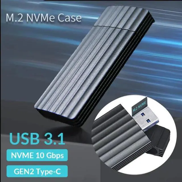 Main image of Weastlinks Portable M.2 SSD 2242 2230 Enclosure USB A port mini Size 10gbps Gen 2 PCIe Hard Disk External for NVMe SSD Box