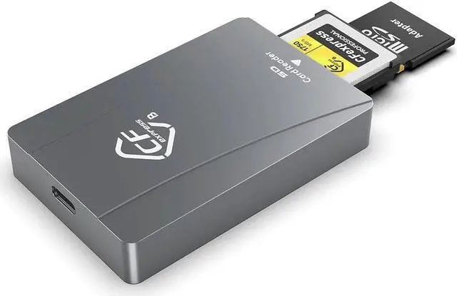 Alt view image 2 of 6 - Weastlinks CFexpress Type B SD Card Reader USB 3.1 Gen 2 10Gbps Reader Aluminum CFexpress Memory Card Adapter