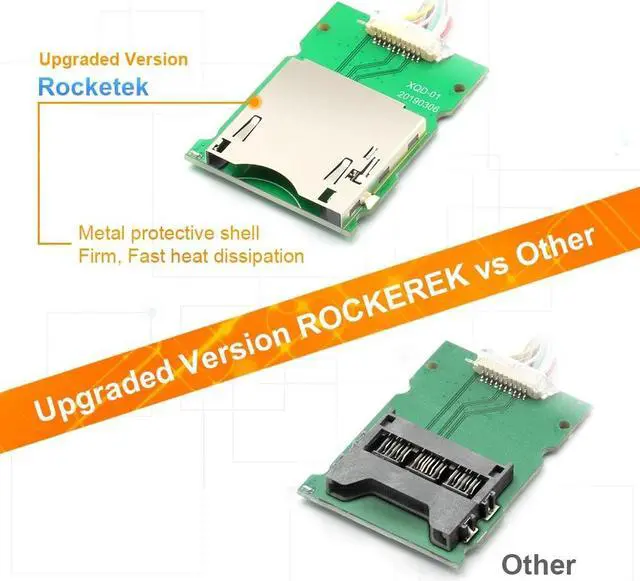 Alt view image 7 of 7 - Weastlinks USB 3.0/Type C USB XQD Memory card reader data Transfer reading For XQD M/G Series Grey