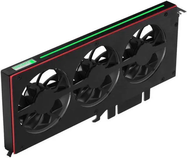 Alt view image 3 of 6 - Weastlinks PCI FAN Heat Sink Graphis Card Cooling Fan Radiator Support Motherboard AURA SYNC 12V 4PIN RGB Lighting VGA Cooler