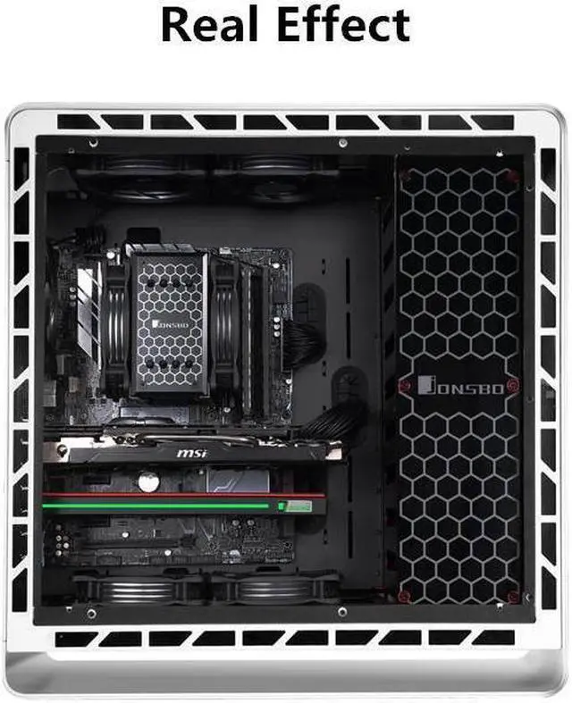 Alt view image 5 of 6 - Weastlinks PCI FAN Heat Sink Graphis Card Cooling Fan Radiator Support Motherboard AURA SYNC 12V 4PIN RGB Lighting VGA Cooler