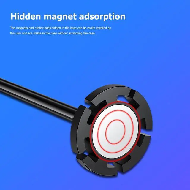 Alt view image 5 of 8 - Weastlinks Aluminum Graphics Card Holder Jack Bracket Desktop PC Computer Case Video Card Water Cooling Kit Support Stand for Computer