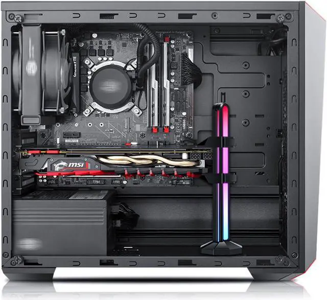 Alt view image 7 of 7 - Weastlinks Graphics Card Bracket vga Holder Jack Desktop Computer Case 5V3Pin ARGB Video Card GPU Water Cooling Kit Support Stand