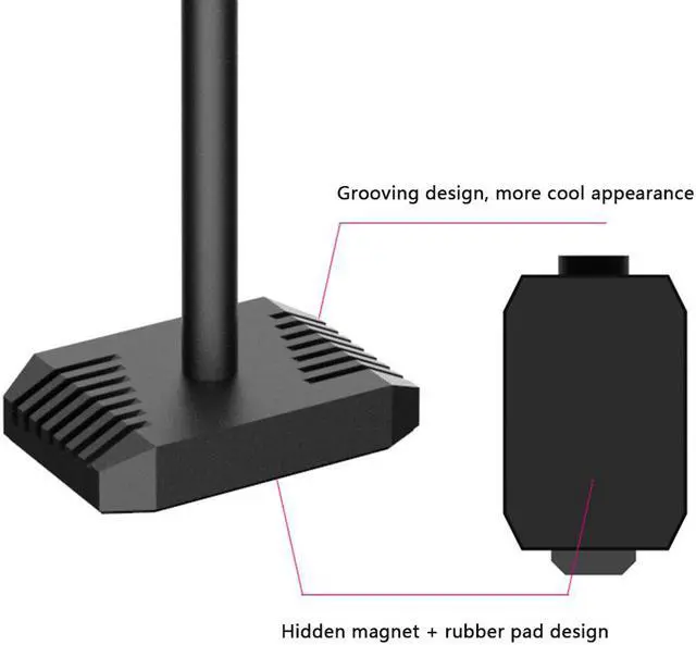 Alt view image 4 of 7 - Weastlinks Aluminum Alloy Graphics Video Stand GPU Support Jack Desktop PC Case Video Cards Holder Bracket Cooling Kit CM-VT192