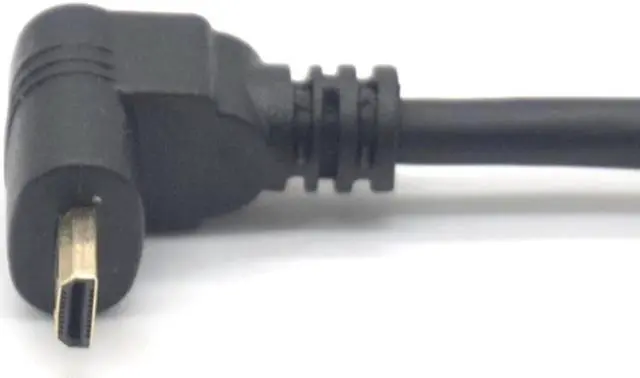 Alt view image 4 of 7 - Weastlinks 90 Degree Micro HDMI Male to HDMI Female Adapter Cable Up Down Left Right Angle 90 Degree HDMI Converter for PC HDTV Projector