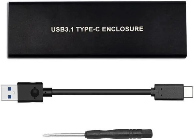 Alt view image 7 of 7 - Weastlinks M key NVME PCI Express M.2 SSD HDD Enclosure USB3.1 Type-c to PCI-e 3.0 4x NGFF 2280 External Mobile Box for Intel 600P 970 EVO