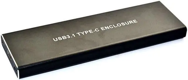 Alt view image 2 of 7 - Weastlinks M key NVME PCI Express M.2 SSD HDD Enclosure USB3.1 Type-c to PCI-e 3.0 4x NGFF 2280 External Mobile Box for Intel 600P 970 EVO