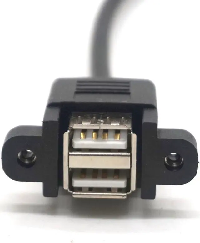 Alt view image 4 of 6 - Weastlinks 2PCS Chassis Motherboard DuPont 2.0 9Pin to USB2.0 Dual Port Bezel Extension Cable 9Pin 2.0mm to 2 port USB2.0