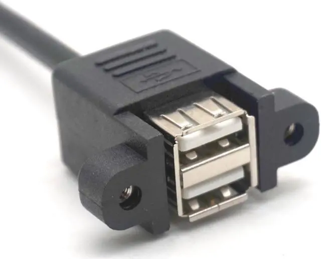 Alt view image 5 of 6 - Weastlinks 2PCS Chassis Motherboard DuPont 2.0 9Pin to USB2.0 Dual Port Bezel Extension Cable 9Pin 2.0mm to 2 port USB2.0