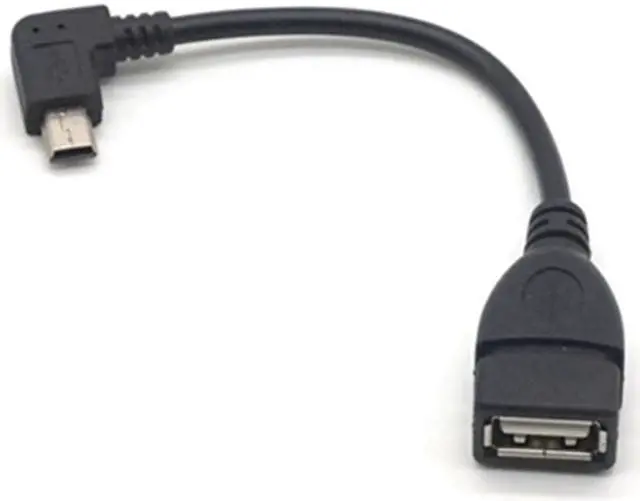 Alt view image 5 of 7 - Weastlinks 2pcs Mini USB Male To USB2.0 Female otg Adapter Cable Right 90 degree Angled For HTC Samsung Moto USB Cable