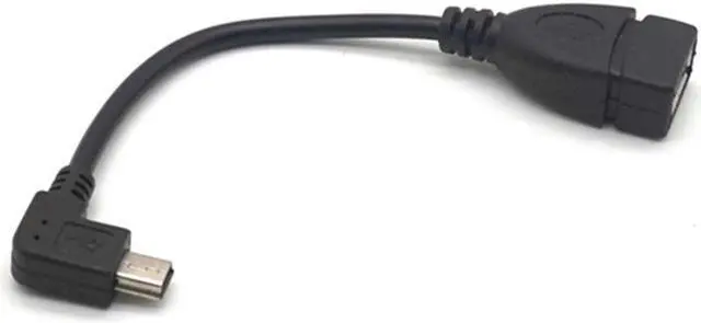 Alt view image 7 of 7 - Weastlinks 2pcs Mini USB Male To USB2.0 Female otg Adapter Cable Right 90 degree Angled For HTC Samsung Moto USB Cable