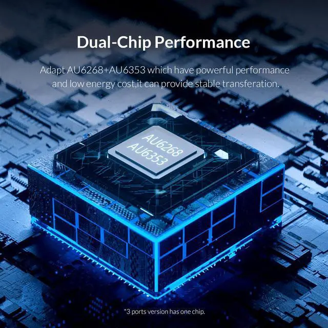 Alt view image 4 of 7 - Weastlinks 3 Port USB 3.0 2.0 Hub Expander Adapter TF SD Card Reader All In One For PC Computer