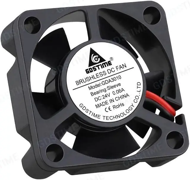 Alt view image 2 of 6 - Weastlinks 2Pcs DC 5V 12V Fan 30MM 3010 30x30x10mm Laptop Ultrathin Brushless Axial Cooling Fan 3010 Fan XH2.54