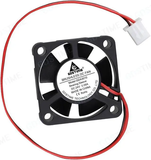 Alt view image 4 of 6 - Weastlinks 2Pcs DC 5V 12V Fan 30MM 3010 30x30x10mm Laptop Ultrathin Brushless Axial Cooling Fan 3010 Fan XH2.54