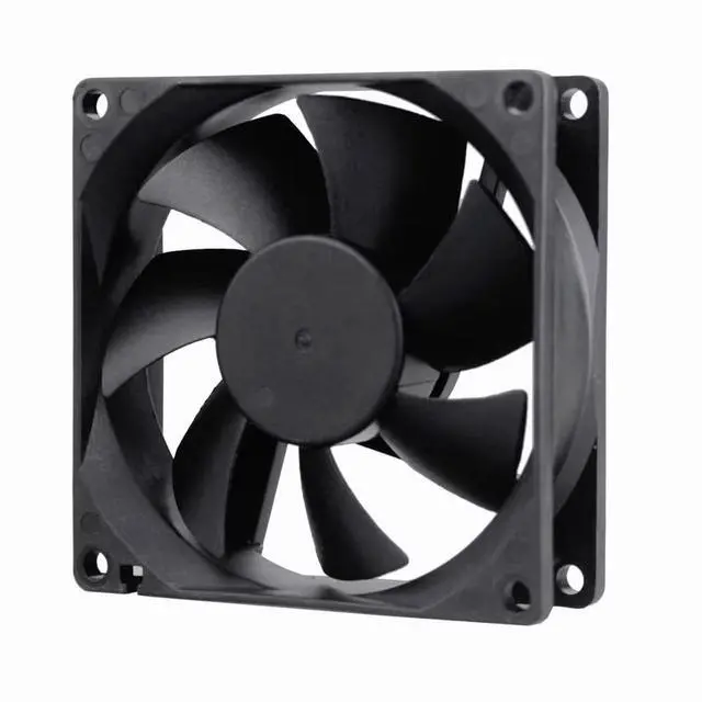 Alt view image 4 of 5 - Weastlinks 2PCS DC 12V Fan 8cm 80mm 8025 80x80x25mm Ultrathin Brushless Axial Cooling Fan 8025 Fan 3Pin 4Pin USB Fan Grill Net