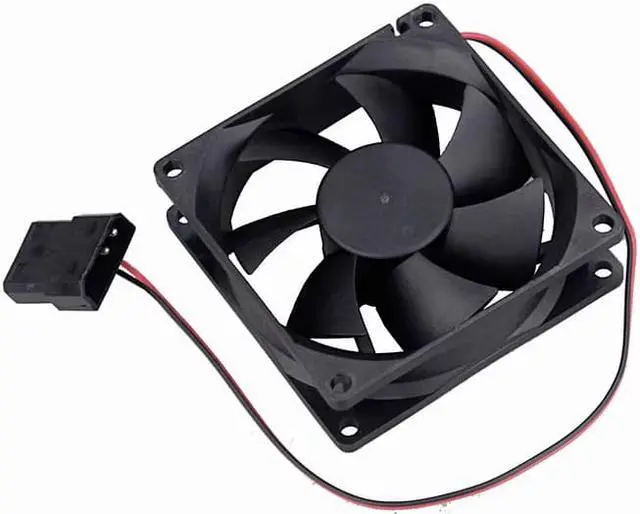 Alt view image 2 of 5 - Weastlinks 2PCS DC 12V Fan 8cm 80mm 8025 80x80x25mm Ultrathin Brushless Axial Cooling Fan 8025 Fan 3Pin 4Pin USB Fan Grill Net