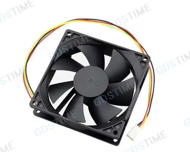Alt view image 3 of 5 - Weastlinks DC 12V 24V 48V Fan 9cm 92mm 9225 92x92x25mm Ultrathin Brushless Axial Cooling Fan 9225 Fan 2Pin Dual Ball USB Fan Grill Net